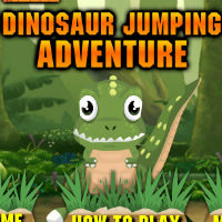 Прыгающий динозаврик играть бесплатно