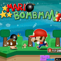 Бомбермен Марио играть бесплатно
