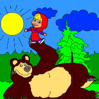Маша и медведь онлайн играть бесплатно