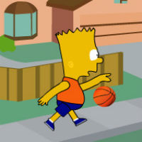 Баскетболист Барт Симпсон играть бесплатно