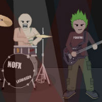Панк-рок группа играть бесплатно