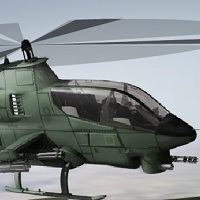 Вертолет на задании