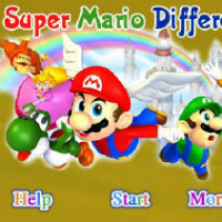Отличия Супер Марио играть бесплатно