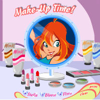 Играть в Игры клуб Винкс макияж онлайн