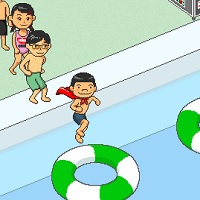 Прыжки в бассейн играть бесплатно