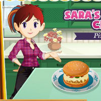 Играть в Кухня Сары: домашний гамбургер онлайн
