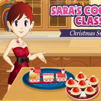 Играть в Кухня Сары: Новогодние закуски онлайн